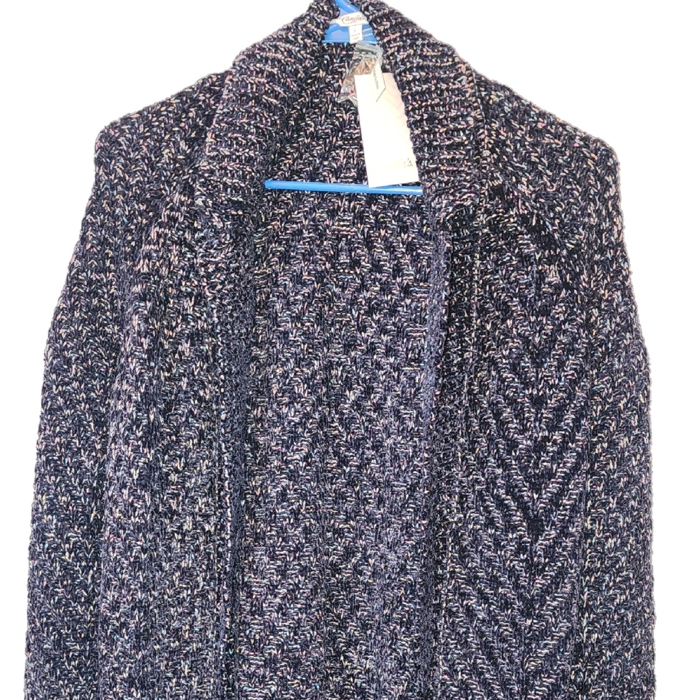 NEW CANDIES! Women's Navy Blue Sweater Size L